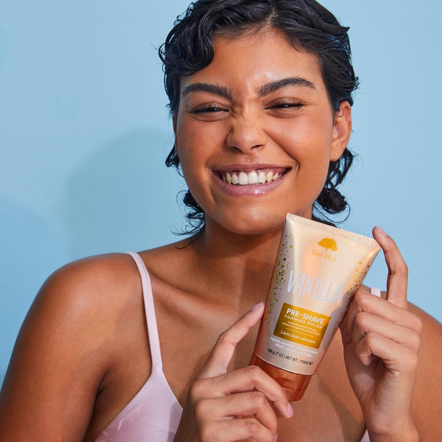 Tree Hut Vanilla Shave Prep Polish, Exfoliating & Smoothing Formula to Soften Skin and Prep for a Close, Comfortable, Hydrating Shave Care, 7 fl oz