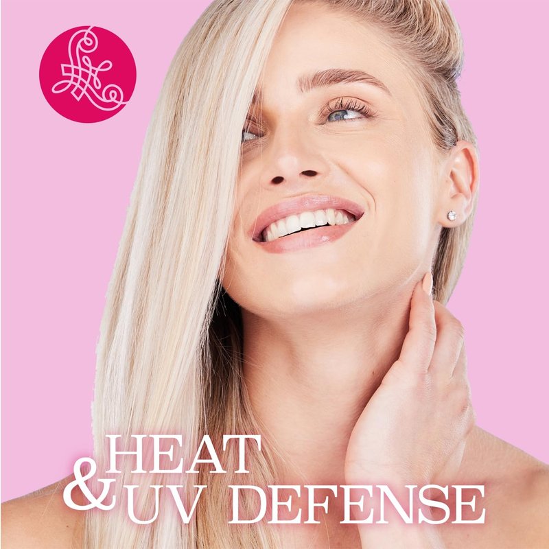 Luseta Glossy Pearl Heat Protectant Spray - Smoothing Thermal Protection for All Hair Types | 8.5oz