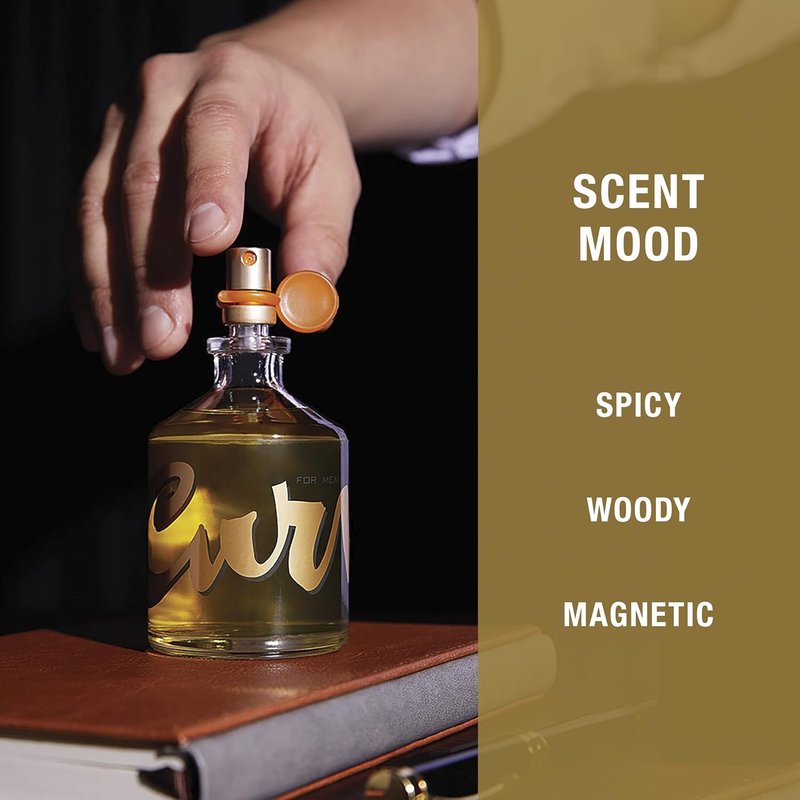 Curve for Men Cologne Spray - Spicy Woody Magnetic Scent for Day or Night | 4.2 Fl Oz