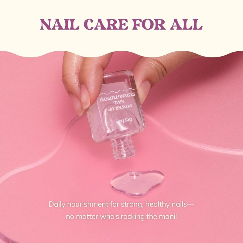 Heyhae Power Up Nail Strengthener - Daily Nourishment for Weak, Damaged Nails | 0.23 fl. oz.
