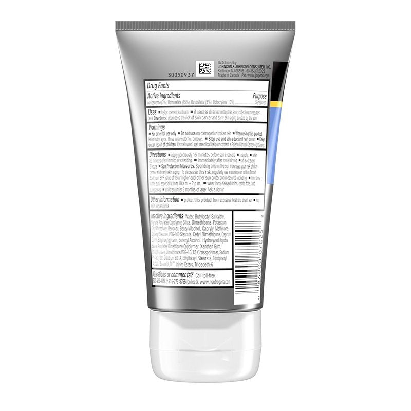 Neutrogena Sport Face Sunscreen SPF 70+ - Oil-Free, Sweat & Water-Resistant, 2.5 fl oz | Broad-Spectrum UVA/UVB Protection