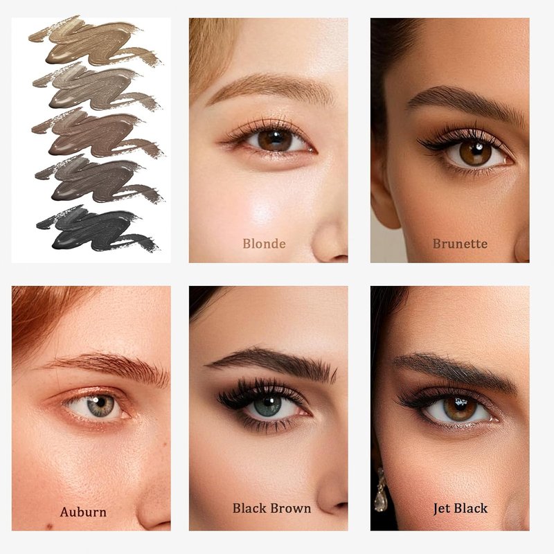 Regine Switzerland Eyebrow Gel - Long-Lasting, Smudge-Proof & Waterproof | Vegan & Cruelty-Free (Auburn)