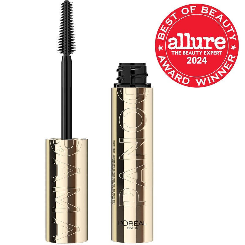 L'Oreal Paris Voluminous Panorama Mascara - Volumizing & Lengthening, Washable, Black | 0.33 Fl Oz