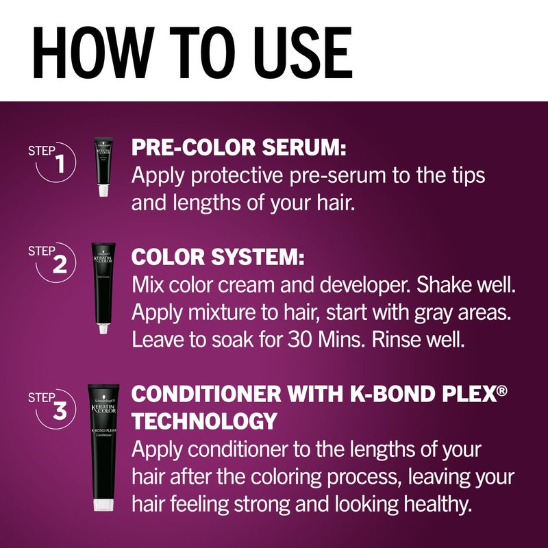 Schwarzkopf Keratin Permanent Hair Dye Cream, 1.2 Jet Black, Professional Quality Color for Up to 100% Gray Coverage, Bond Enforcing System