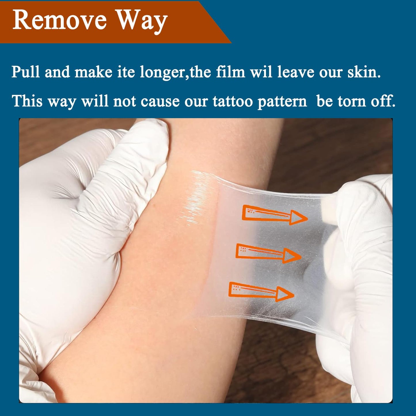 Tattoo Aftercare Waterproof Bandage,8" x 6 Yard,Waterproof Transparent Film,Latex-Free Second Skin Bandage Tattoo Cover Up Patch for Faster Tattoo Healing Recovery and Skin Care Protection