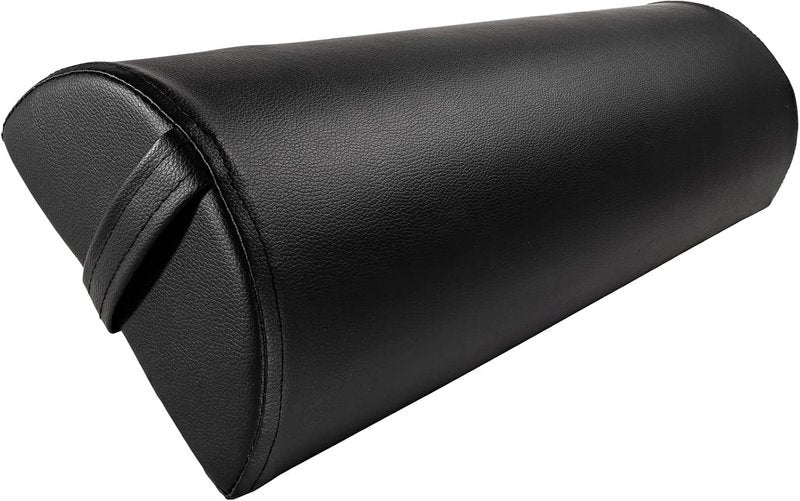 Massage Table Bolster Pillow - 21 Inch PU Leather Support for Neck, Back & Knee Pain Relief | Portable with Handle