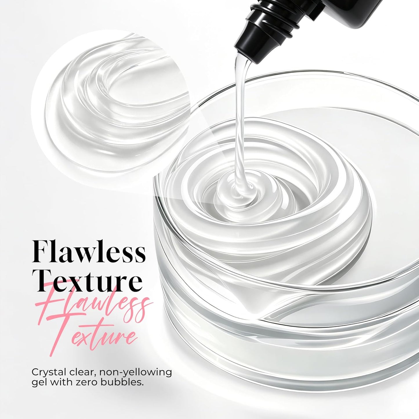 Solid Nail Glue Gel - Super Strong 15ml for Acrylic & Soft Gel Tips | UV/LED Lamp Required