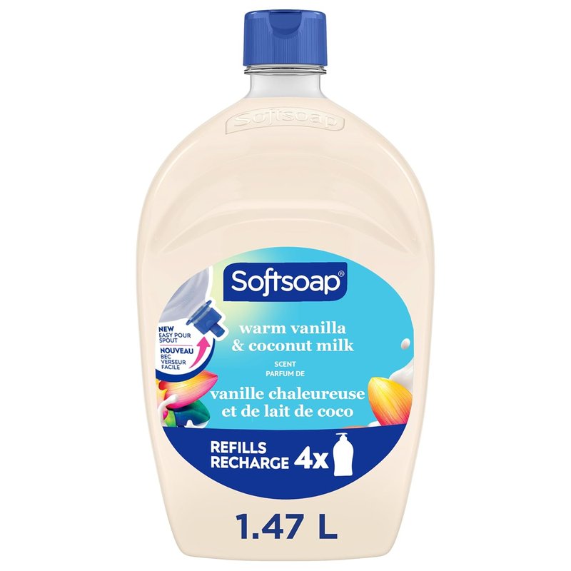 Moisturizing Liquid Hand Soap - Warm Vanilla & Coconut Milk | 50 oz Refill