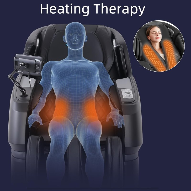 MassaMAX 2026 4D Massage Chair - Full Body Recliner with AI Voice Control & 27 Auto Modes | Zero Gravity & Heating Features