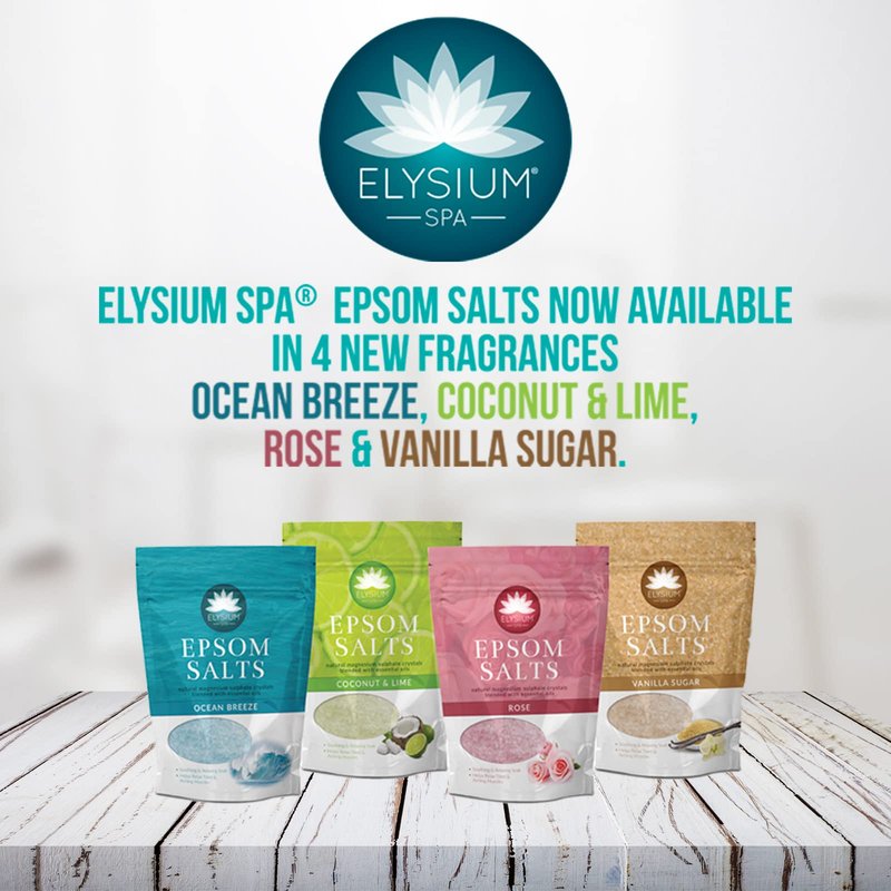 Elysium Spa Ocean Breeze Epsom Salts 450g For soothing & Relaxing Bath