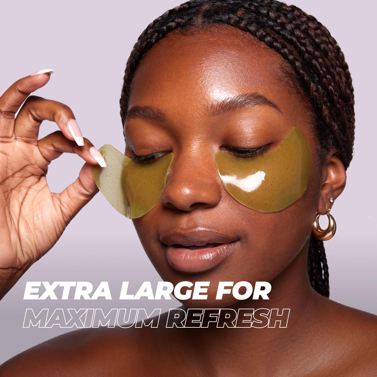 Vitamasques Hydrogel Eye Pads - Infused with Real Petals for Dark Circles & Puffy Eyes | Pack of 3