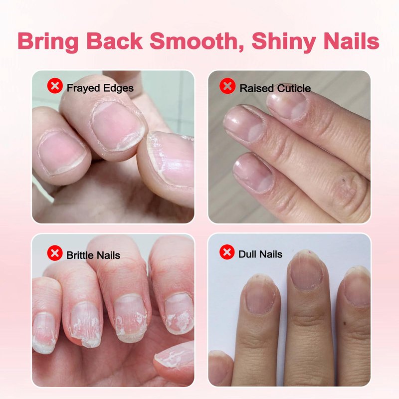 Ceramic Cuticle Pen- Polishes and Moisturizes Dry Cuticles, Instantly Removing Dead Skin and Leaving Nails Cleaner and Shinier Pink