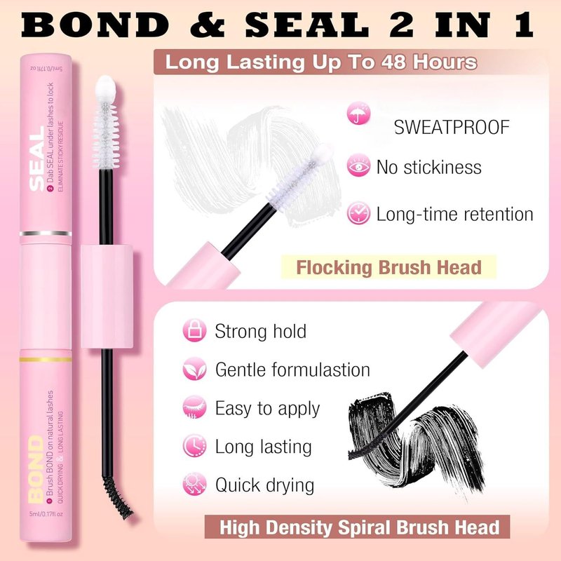 FANXITON Natural DIY Lash Extension Kit - Wispy 20D & 30D Clusters | 280 Pcs, 8-16mm Lengths