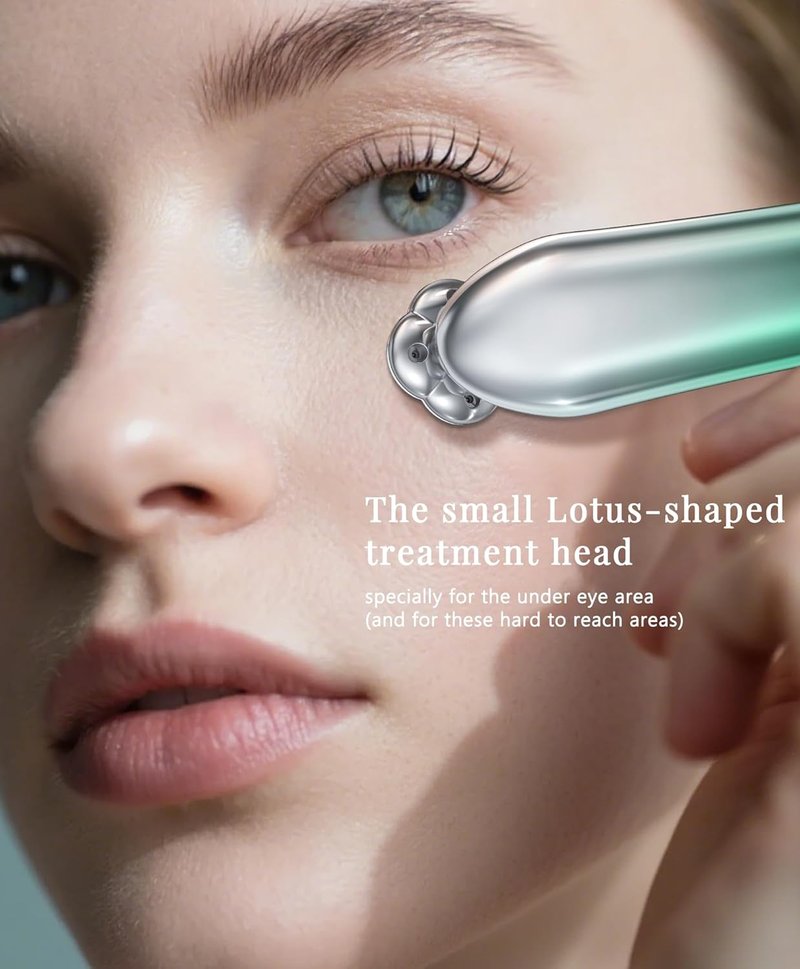 Skiennix 2-in-1 RF Microcurrent Eye Device - Professional Eye Care for Puffiness & Fine Lines