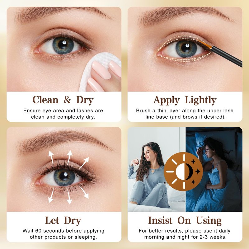 Lash Serum for Eyelash Growth – Visible Results in 7 Days, Powered by W-Peptide Technology, Fuller-Looking Lashes, Hormone-Free & Gentle (0.1 fl oz)