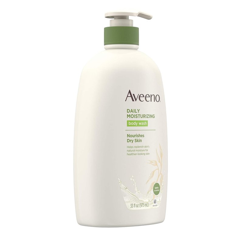 Aveeno Daily Moisturizing Body Wash - Soothing Oat Creamy Gel, Soap-Free & Dye-Free | 33 fl. oz