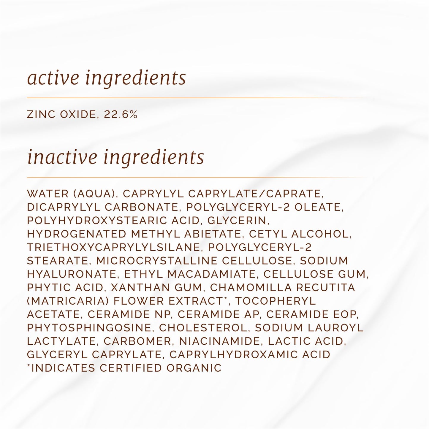 Solavida UVA/UVB Professional-grade Daily SPF 30 Mineral-based Face Sunscreen with Zinc Oxide, Hyaluronic Acid, Ceramides, Niacinamide. No artificial fragrances or dyes. 1.7 oz