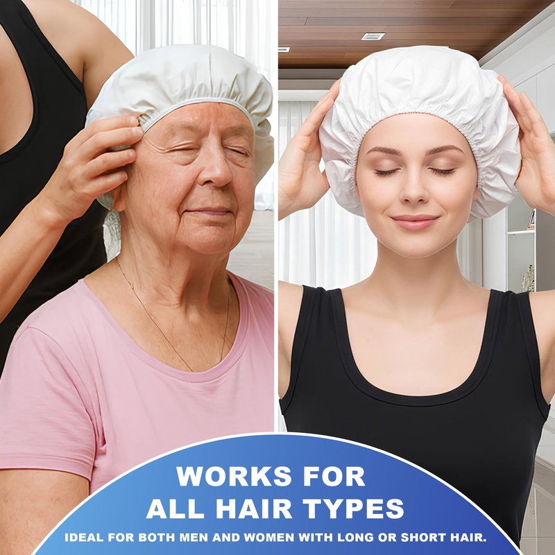 MedVance No Rinse Shampoo Cap, Rinse Free Shower Cap that Shampoos & Conditions, Elderly Care Products, Bedridden Patients, PH Balanced & Hypoallergenic, 4 Pack