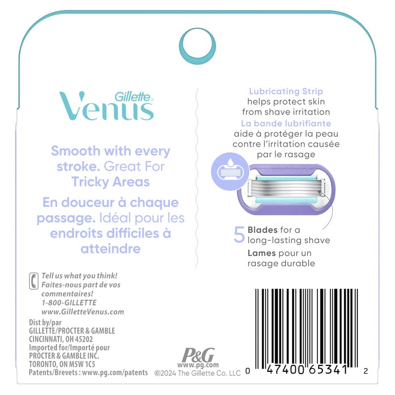 Gillette Venus Extra Smooth Swirl Women's Razor Blade Refills - 4 Count