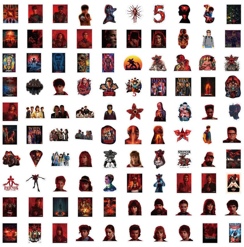 300Pack Stickers, Premium Vinyl Waterproof Decals for Laptop, Phone, Water Bottle, Journal - Collectible Art Stickers for Fans, Teens, Kids (Various New Designs)