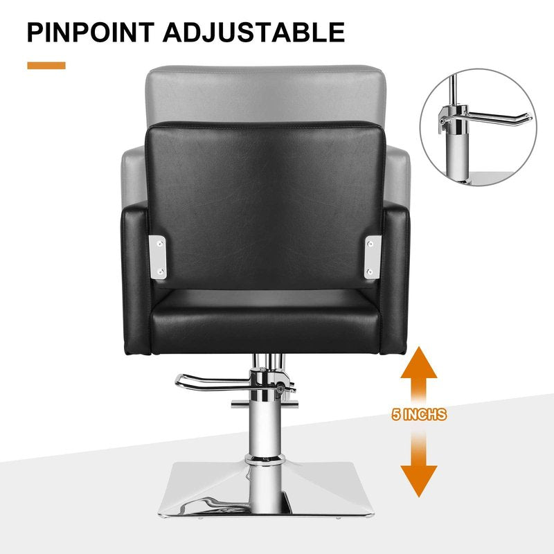 Artist hand Salon Chair for Hair Stylist with Heavy Duty Hydraulic Pump, 360 Degrees Rolling Swivel Spa Beauty Equipment for Hair Stylist Women Man, Max Load Weight 330 Lbs