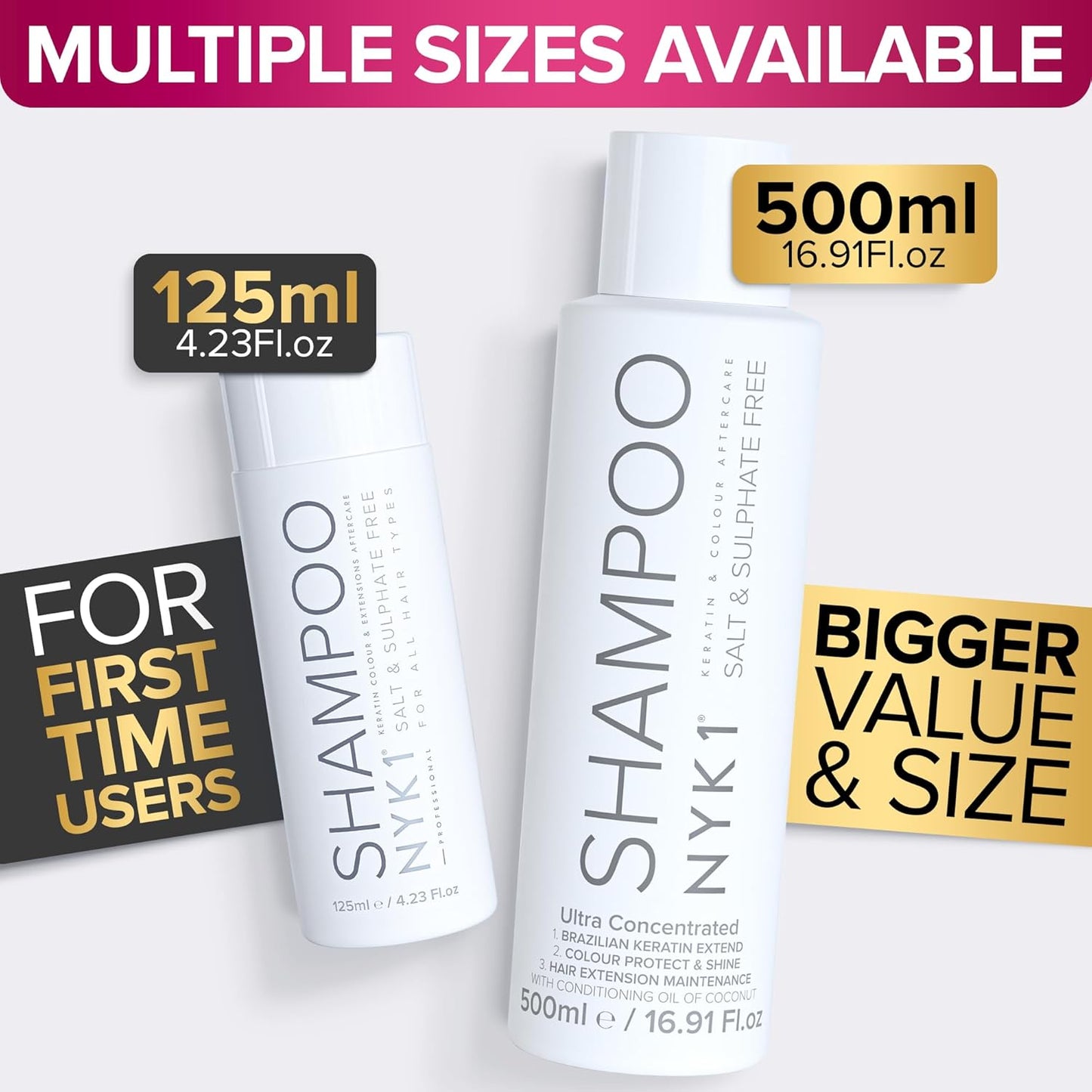 Sulfate-Free Shampoo and Conditioner Set for Color-Treated Hair | 2 x 16.9 Fl Oz