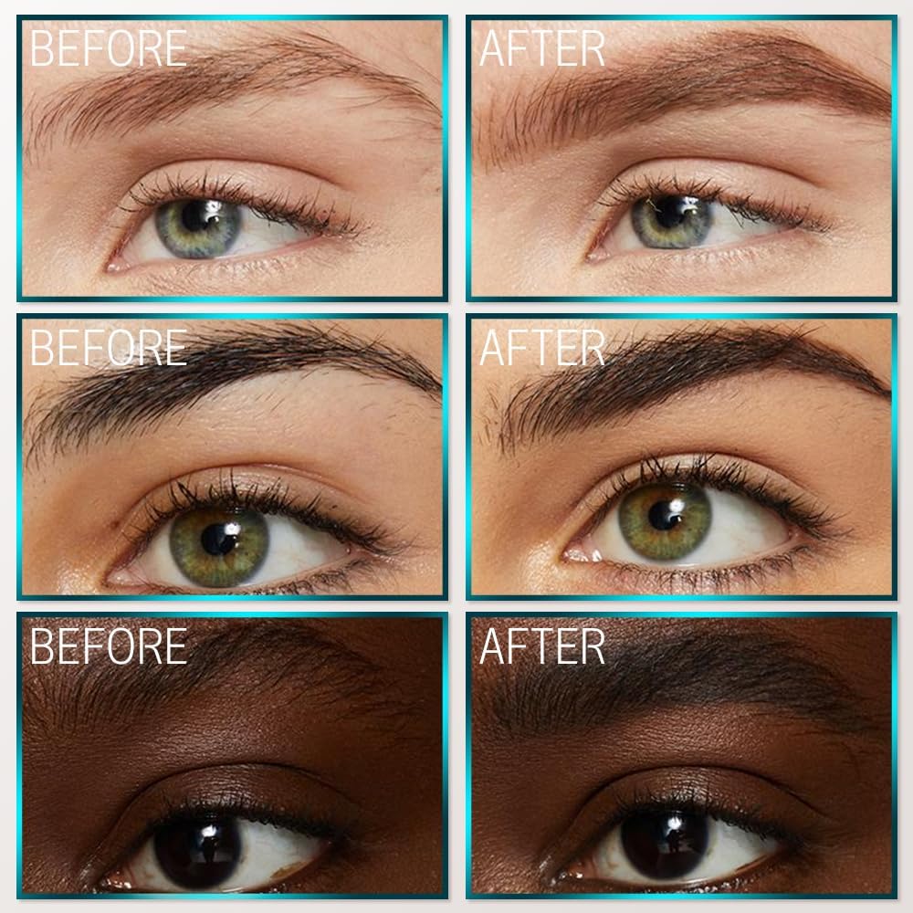 Skiennix Microblading Eyebrow Pencil - Waterproof Magic Tattoo Pencil with 4 Fork Tip (Black A)