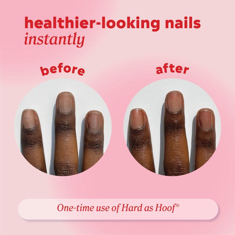 Onyx Professional Hard as Hoof Nail Strengthening Cream, Cherry Almond Scent - Made in USA, Nail Growth & Conditioning Cuticle Cream Stops Splits, Chips, Cracks & Strengthens Nails, 1 oz