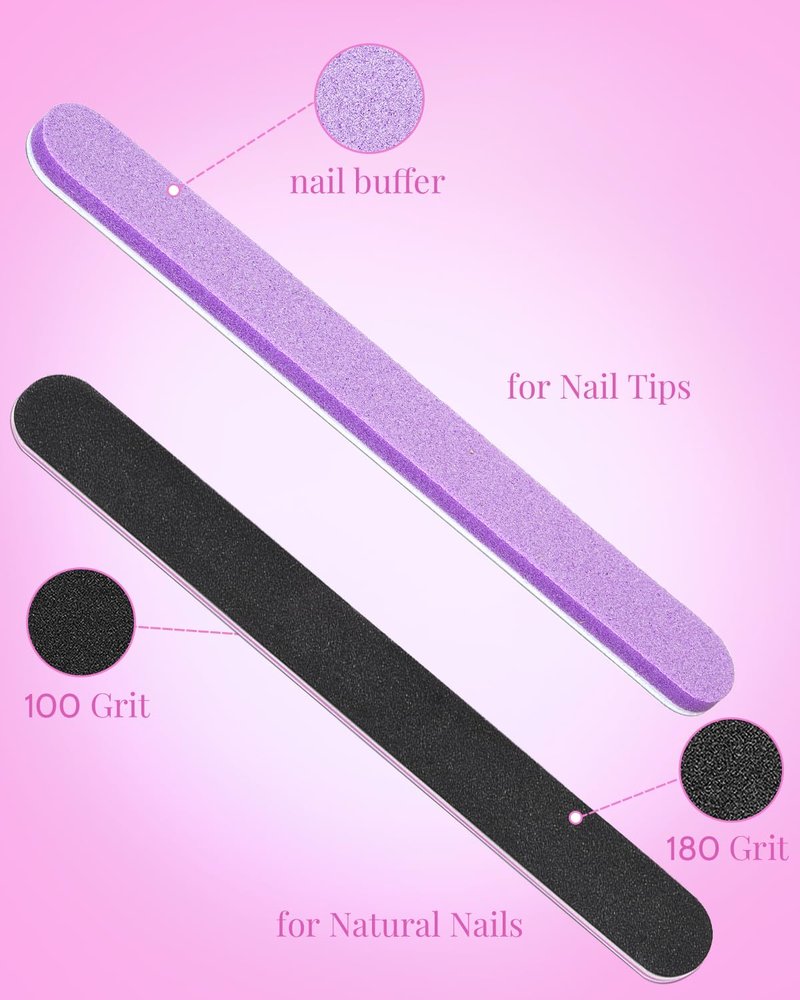 480 Pcs Extra Short Almond Nail Tips, Half Cover Square Nail Tips, 2 Shape Clear Short Fake Nails with Glue, Pre Shape Acrylic Nails with Files and Cuticle Fork for Salons and Home DIY