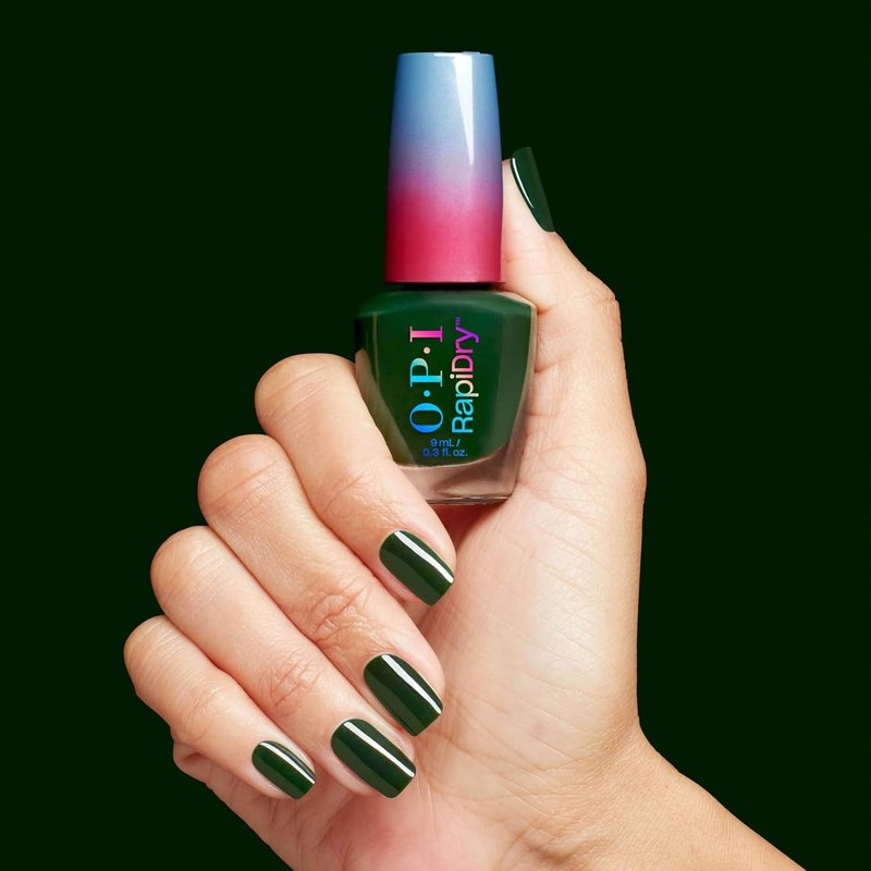 OPI RapiDry Quick Dry Nail Polish - Opaque, Crème & Shimmer Winter Shades | Smudge Proof & Vegan Formula