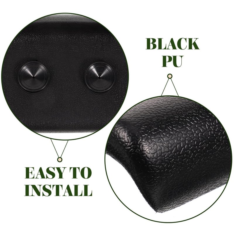 Healifty Bath Pillow for Tub with Suction Cups Removable Pu Headrest Cushion Neck and Back Support Waterproof Spa Pillow for Relaxing Soak 4.1 X 2.4 Inch