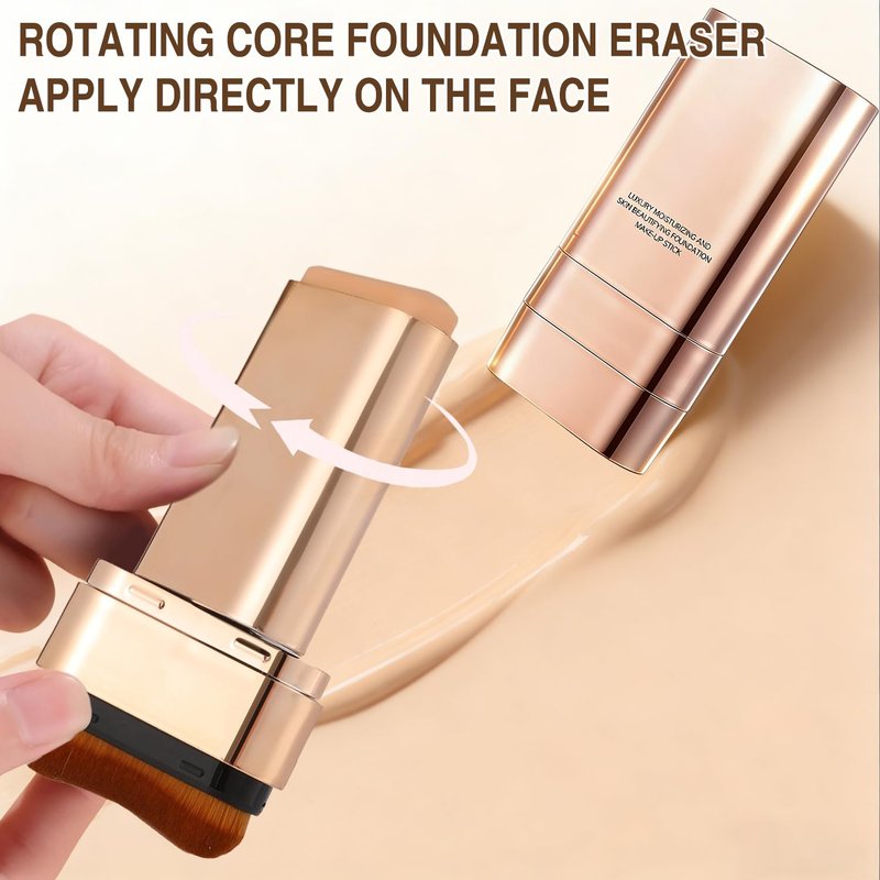 Skiennix Dual-Ended Concealer Foundation Stick - 3-in-1 Lightweight Formula for All Skin Types | #01 Bright White