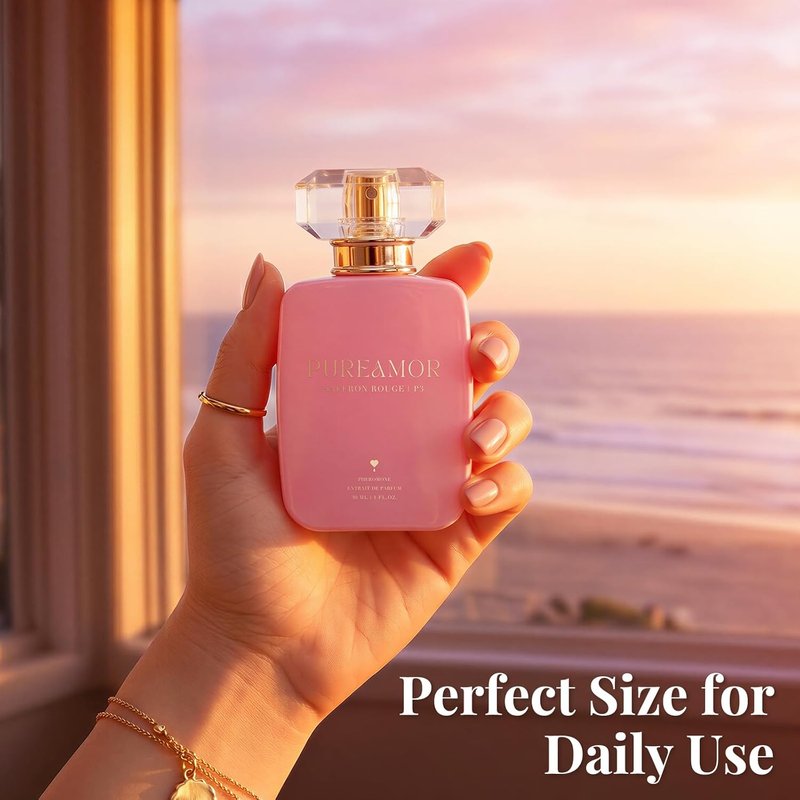 Pheromone Perfume for Women - Saffron Rouge Extrait de Parfum | Long-Lasting Warm Spicy Scent, 1.0 oz / 30 ml