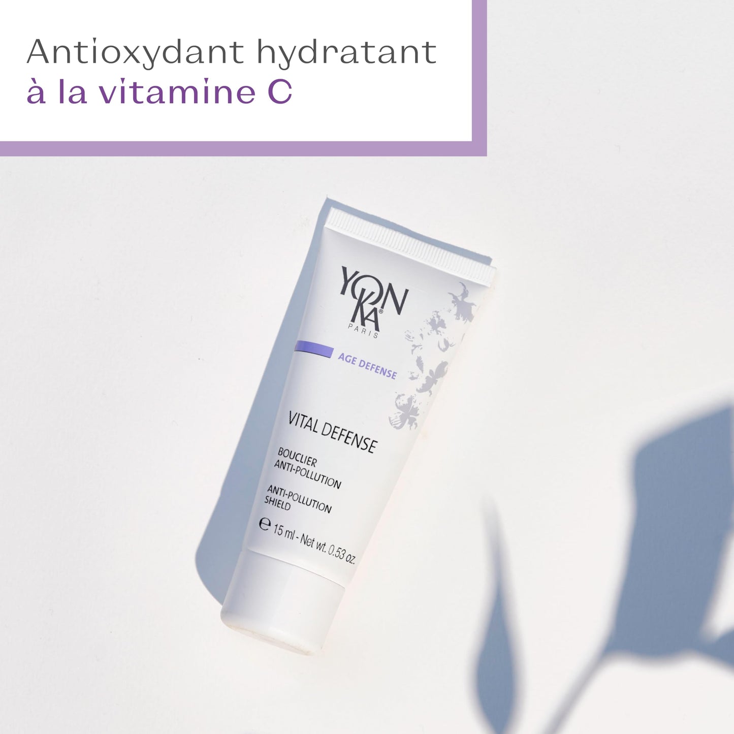 Yonka Vital Defense Day Cream | Daily Facial Moisturizer and Hydrating Anti-Pollution Creme | Dermatologist Tested Professional Skincare | Paraben-Free | Travel Size 0.53 oz