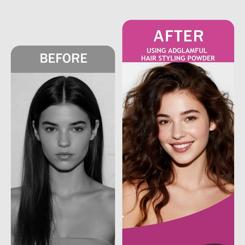 Hair Styling Powder - Lightweight Texture & Volume Powder for Women | Strong Hold, Invisible Effect, 8g