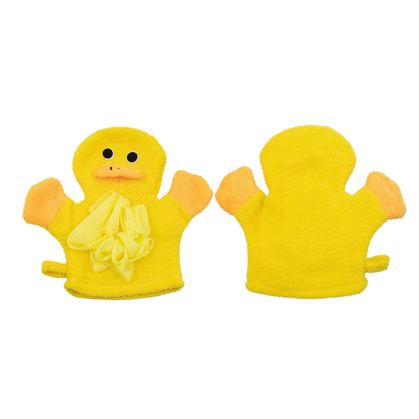 AUEAR, 4 Pcs Cartoon Terry Cloth Bath Sponge Mitts Puppet Cute Hand Puppets Washcloth Mitt Glove