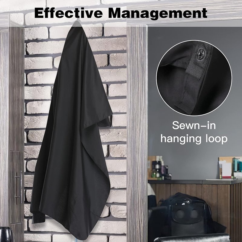 Professional Salon Barber Cape for Men/Women - Hairdressing Waterproof Hair Cutting Cape with Adjustable Snap Closure,Salon