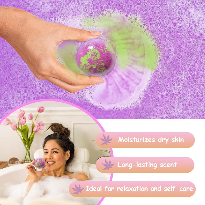 Bath Bombs for Women, 20 Pcs Handmade Bubble Bathbombs Gift Set, Shea & Coco Butter Dry Skin Moisturize, SPA Relaxing Gifts for Women & Men, Her, Girls, Wife, Birthday (Package May Vary)