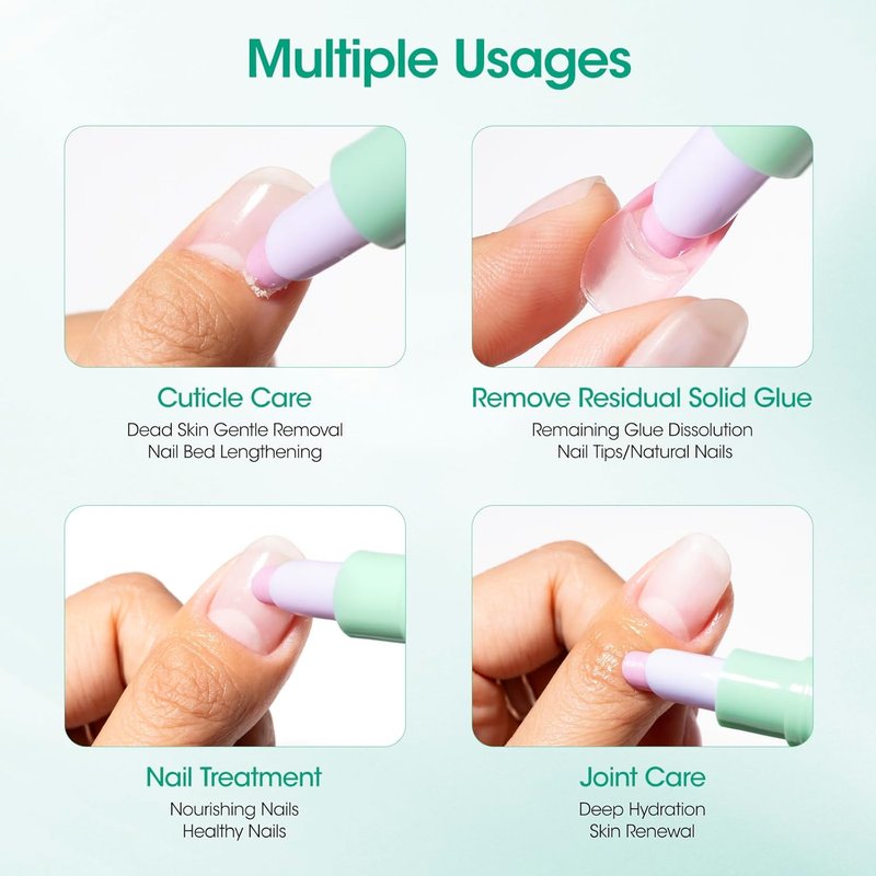 Gellen Cuticle Oil Pusher Pen - 6ml Nail Care Tool for Hangnails & Damaged Nails | Gentle Remover & Nourishing Ingredients