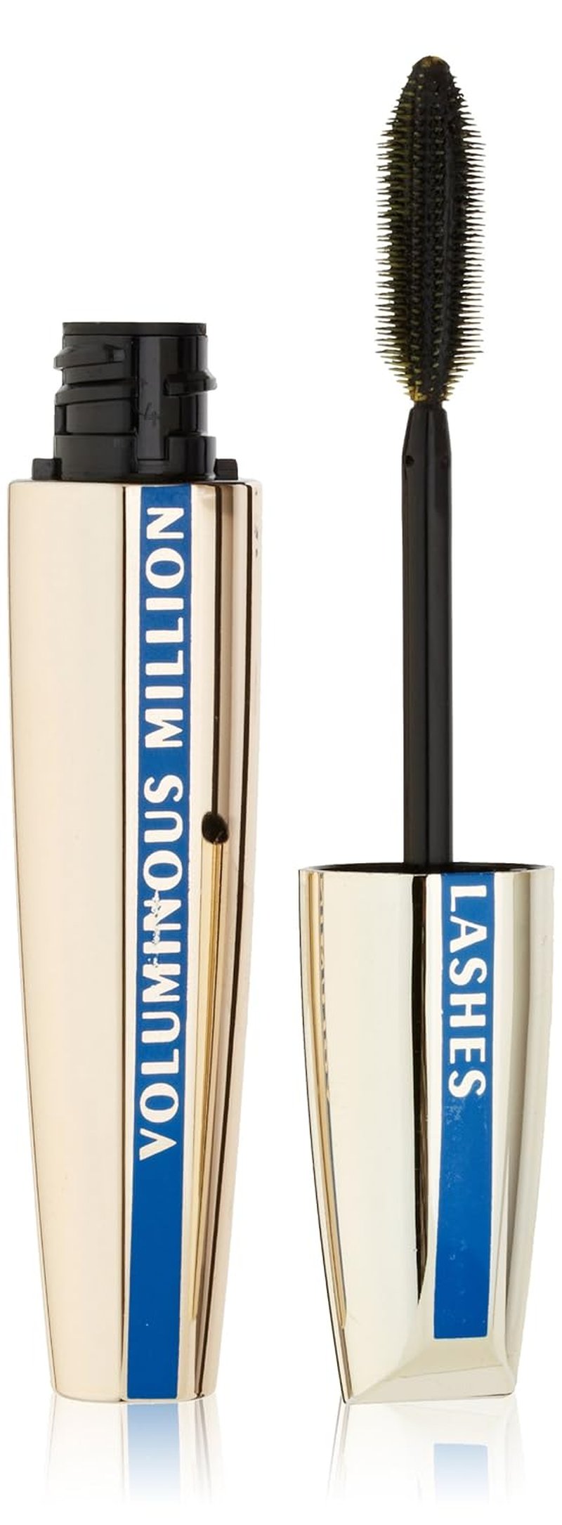 L'Oreal Paris Voluminous Million Lashes Mascara - Waterproof, Collagen Infused, Blackest Black | 0.32 Fl Oz