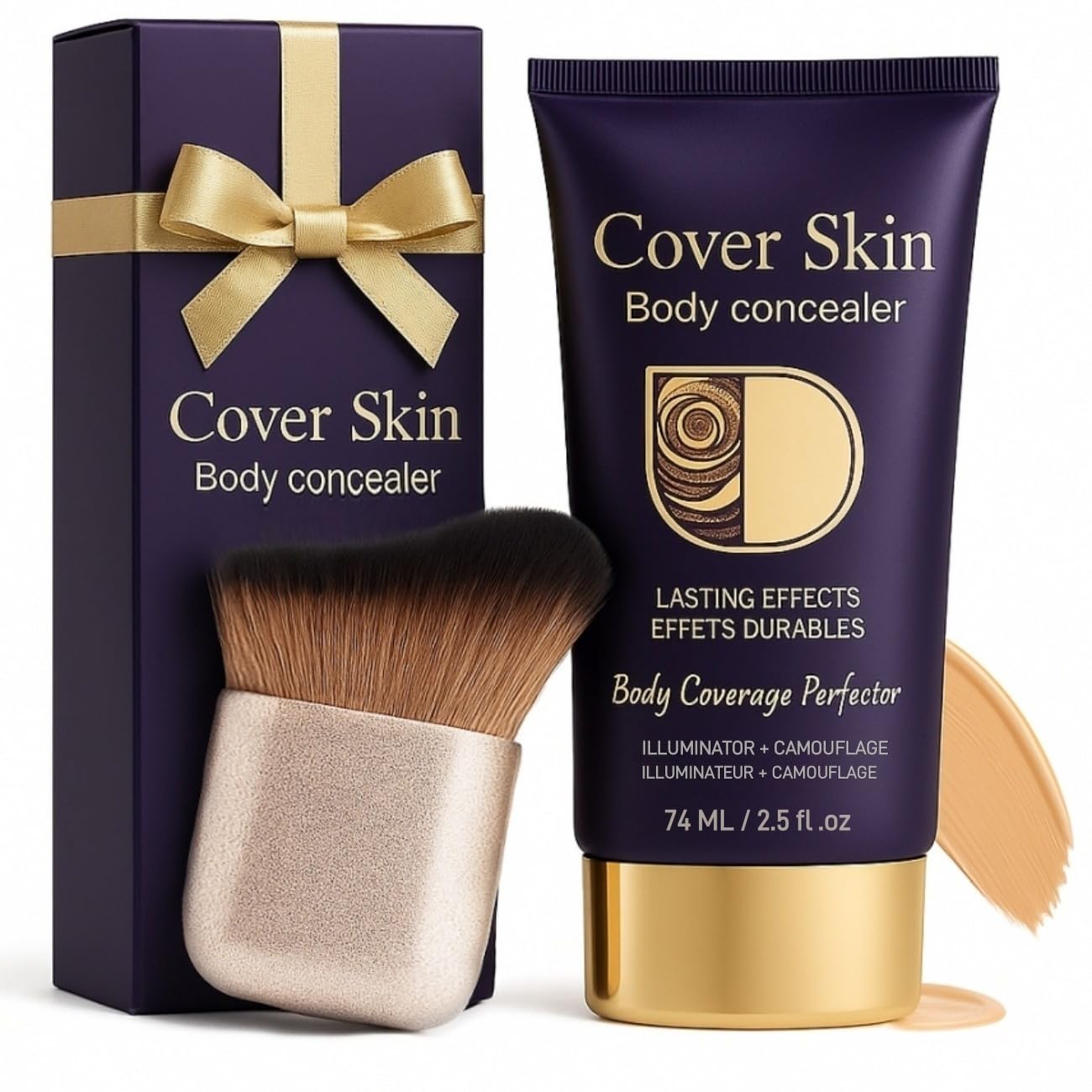 Skiennix Waterproof Body Concealer - Buildable Coverage Foundation for Uneven Skin Tone | Long-Lasting, Natural Finish