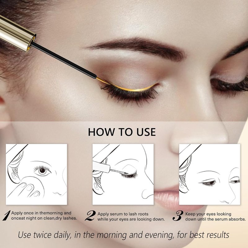 Eyelash Growth Serum - Natural Lash Enhancer with 15 Botanical Extracts - FUTI-0507