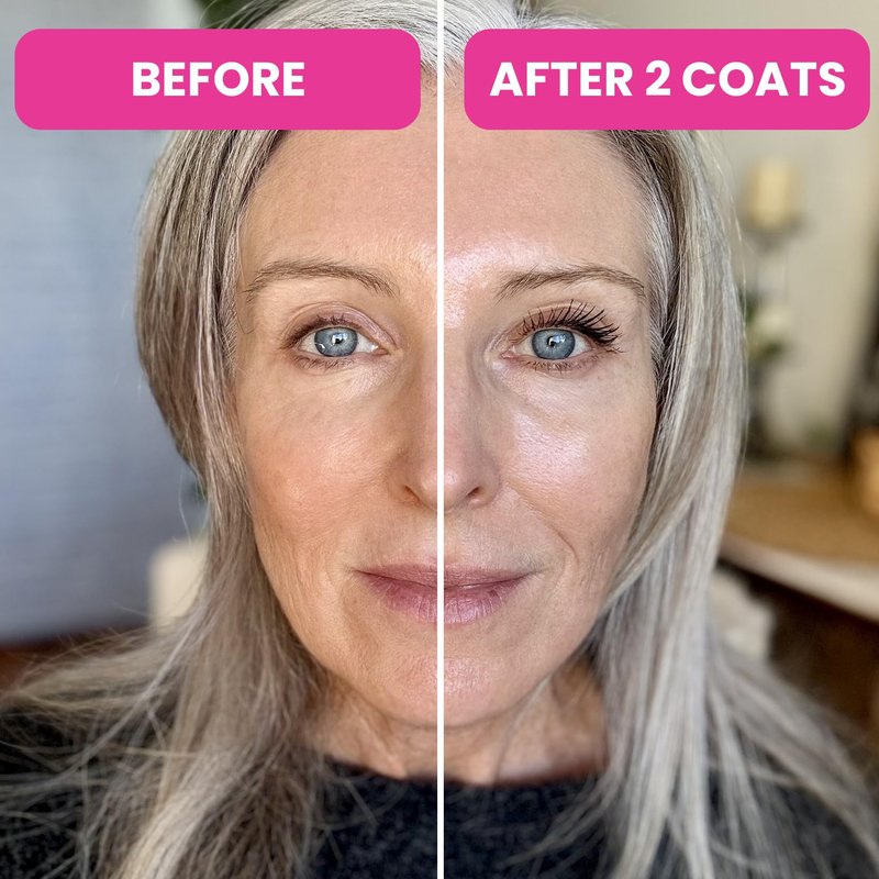 Prime Prometics PrimeLash Mascara for Older Woman – Volumizing, Incredible Length in 2 Coats – Long-Stay, Zero Clumps, Hypoallergenic (Emerald)