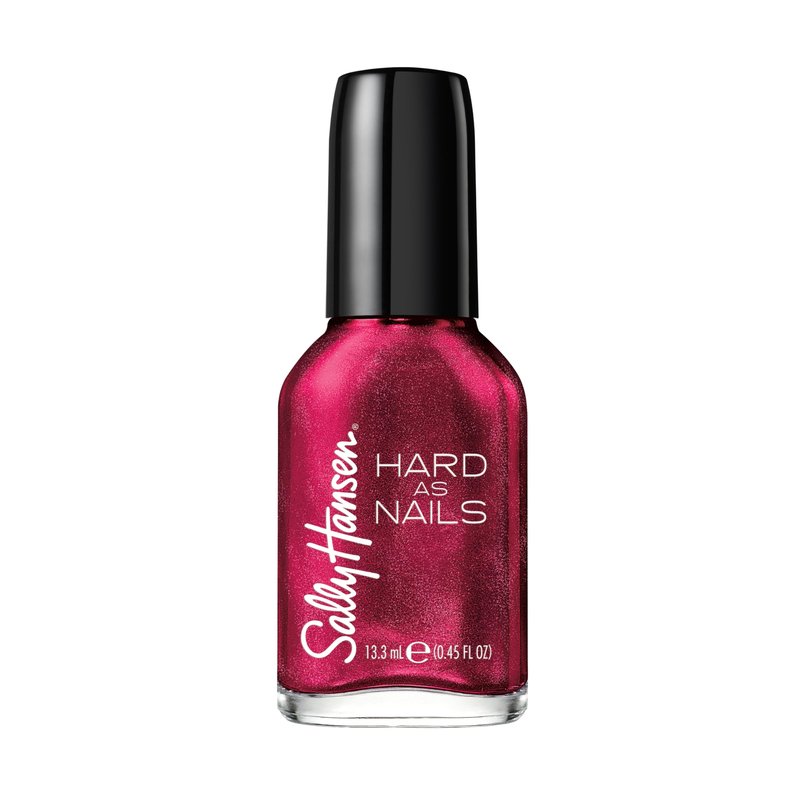 Sally Hansen Hard as Nails, Unbreakable Heart, Long Lasting, Chip Resistant, Opaque, Shimmery Pink Nail Polish