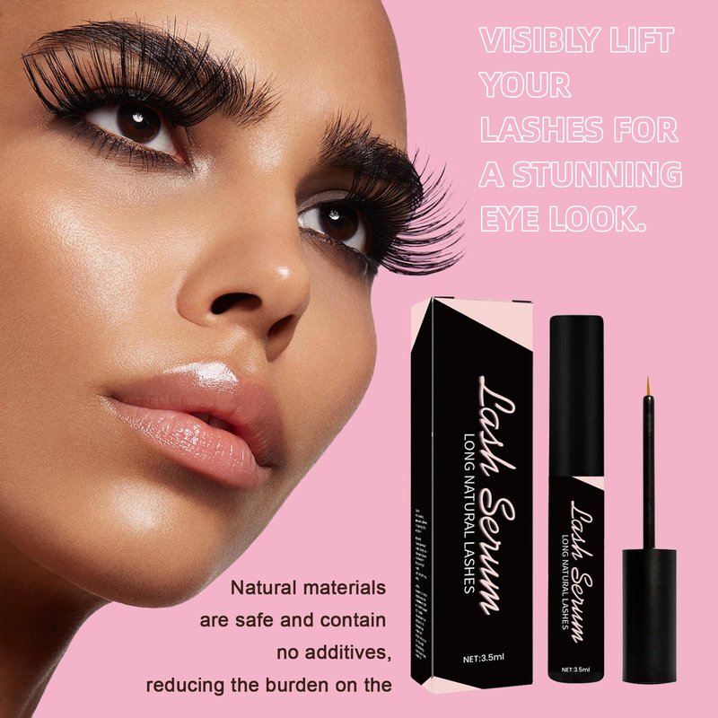 Natural Eyelash Serum | Vegan Lash Booster for Longer, Fuller & Thicker Lashes | Gentle Eye Serum for Healthy Lash Growth, Perfect Beauty Gift