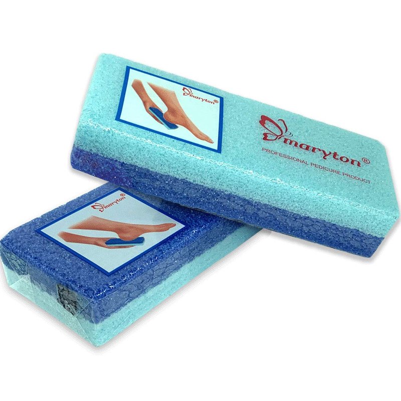 Foot Exfoliator File Scrubber - Callus Remover Pedicure Tool | 2-Pack Salon Quality Pads for Men & Women