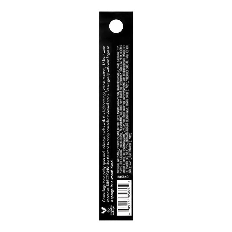 e.l.f. 16HR Camo Concealer, Full Coverage, Matte Finish Under-Eye & Blemish Corrector, Hydrating Formula, 16-Hour Crease-Resistant Wear, Light Ivory