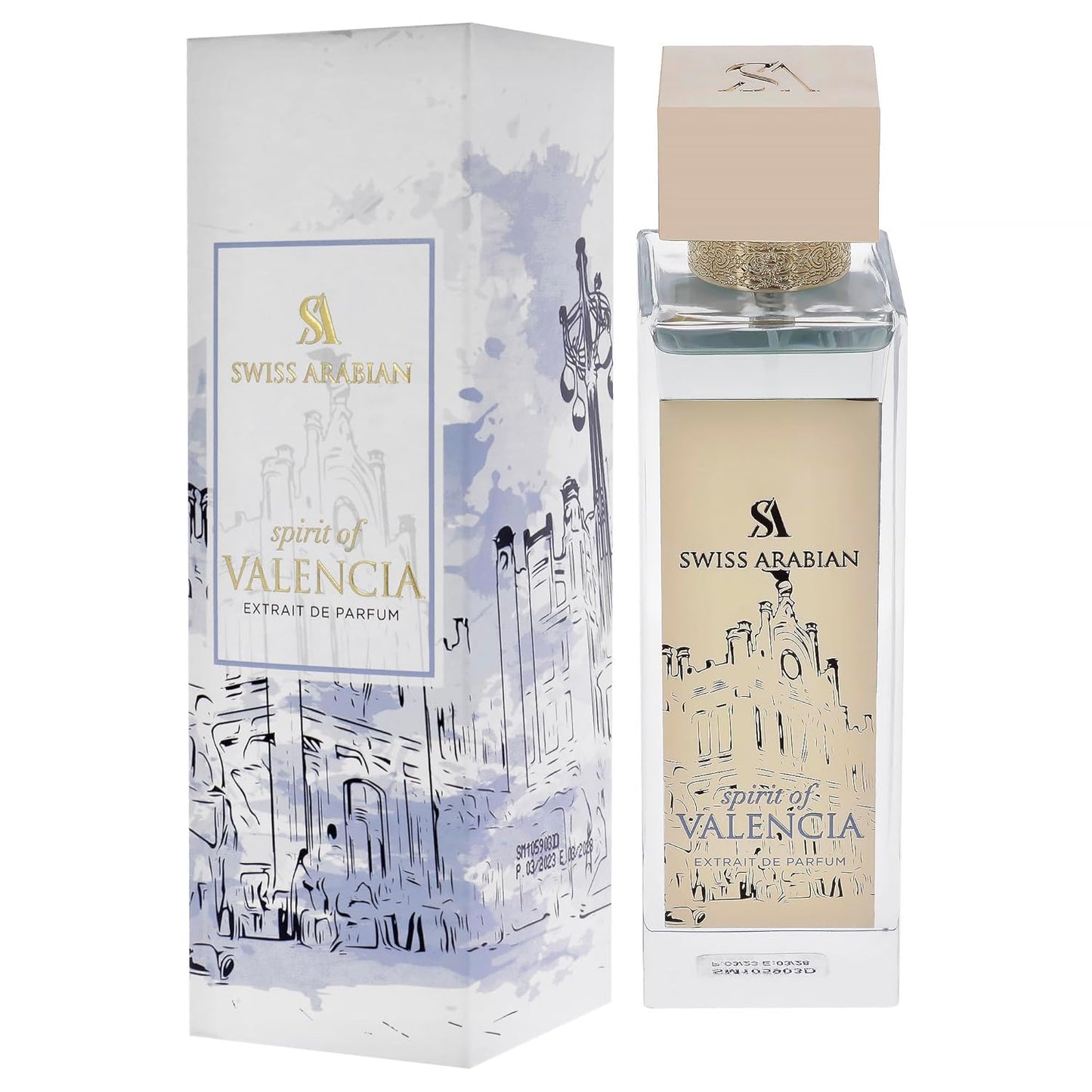 Swiss Arabian Spirit of Valencia - Long Lasting Unisex Extrait de Parfum - Citrus, Floral & Amber - 3.4 oz