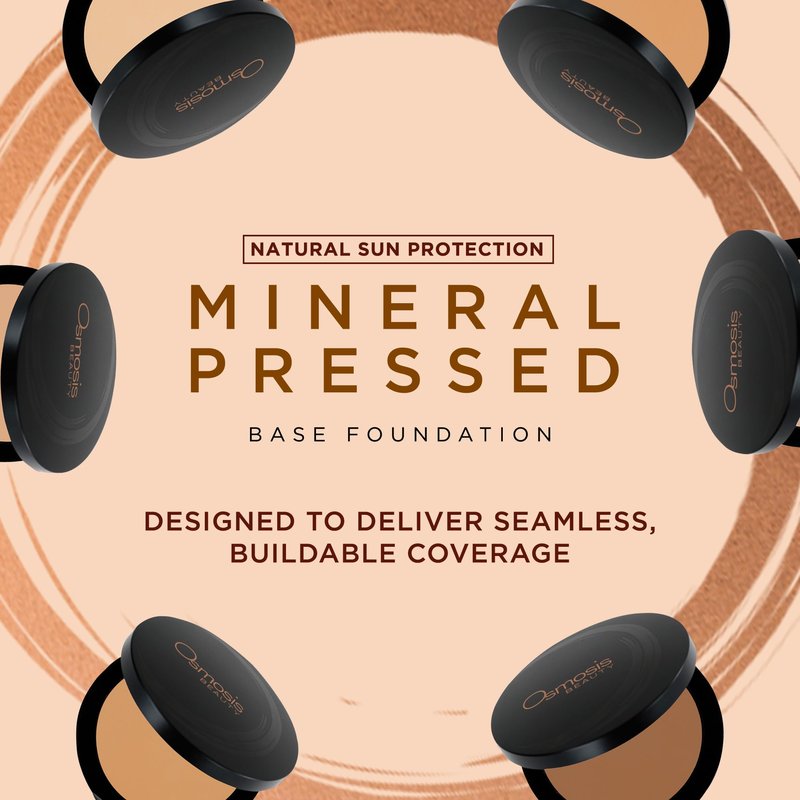 Osmosis Skincare Mineral Pressed Base Foundation, Golden Medium