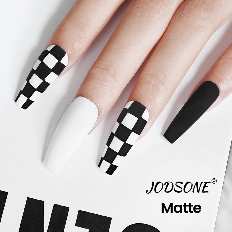 JODSONE 18ml Gel Nail Polish Black Gel Polish Soak Off U V Lamp Gel Polish Nail Art Manicure Salon DIY at Home Gift for Women